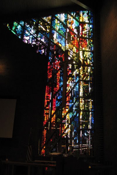stained glass window