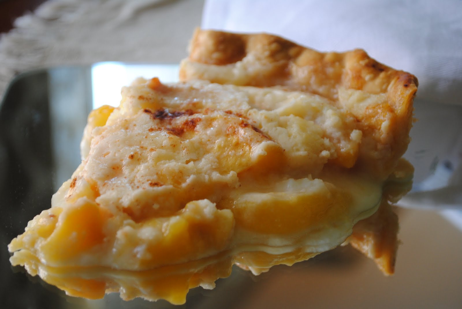 Sweet State of Mine Colorado Peaches 'n Cream Pie