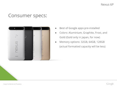 تسريب مواصفات هاتف NEXUS 6P تسريب مواصفات هاتف NEXUS 6P