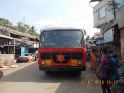 Friday(13-5-2016) :- Local bus from Arnala village to Virar Station.