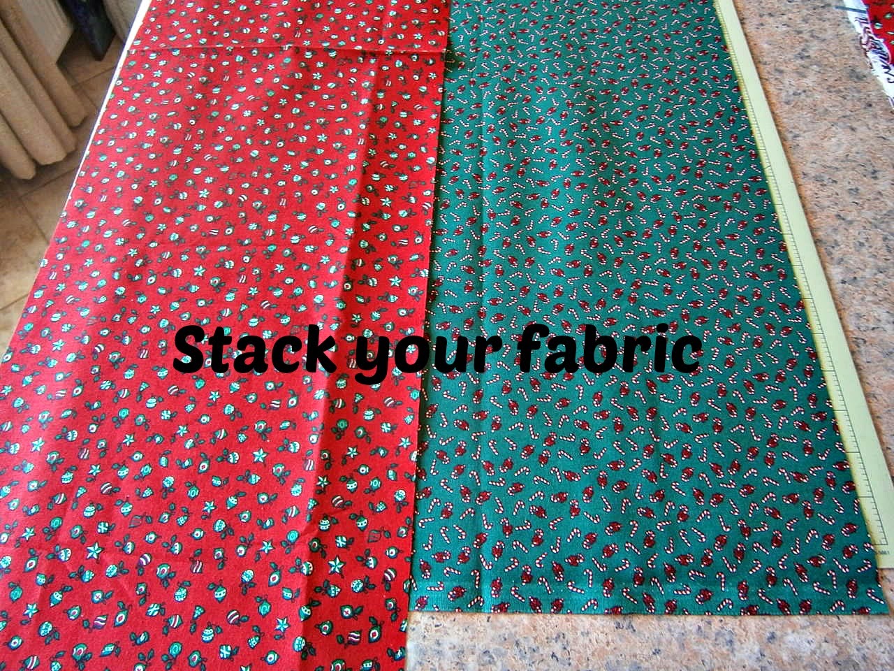 Secretly Stitching "Brick" Fabric Swap, A Tutorial