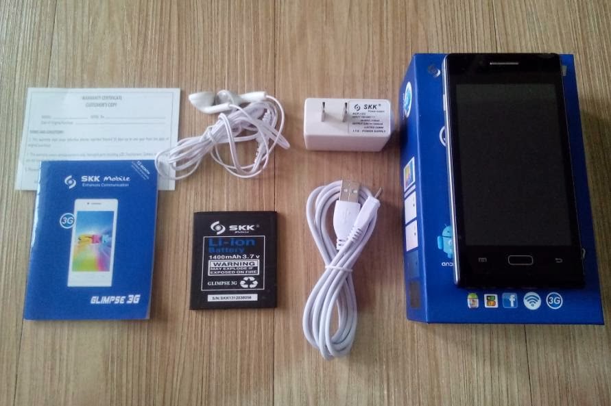 SKK Mobile Glimpse 3G Retail Package SKK Mobile Glimpse 3G Retail Package