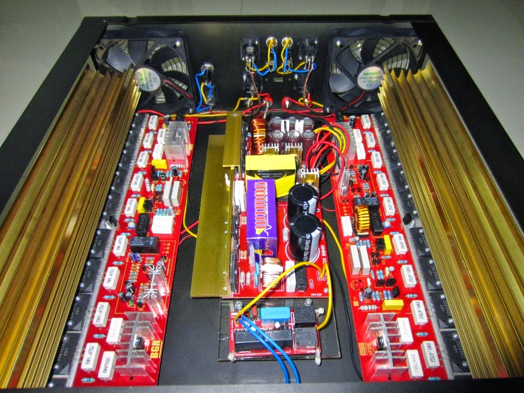 BAHANA AUDIO Power Amp Dengan PSU SMPS 30 Amp Wimog