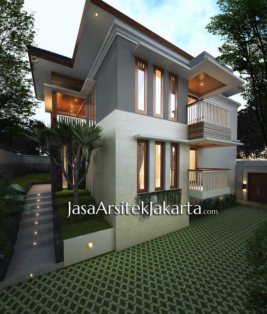 Rumah Minimalis Gaya Bali 2 Lantai | Desain Rumah Minimalis