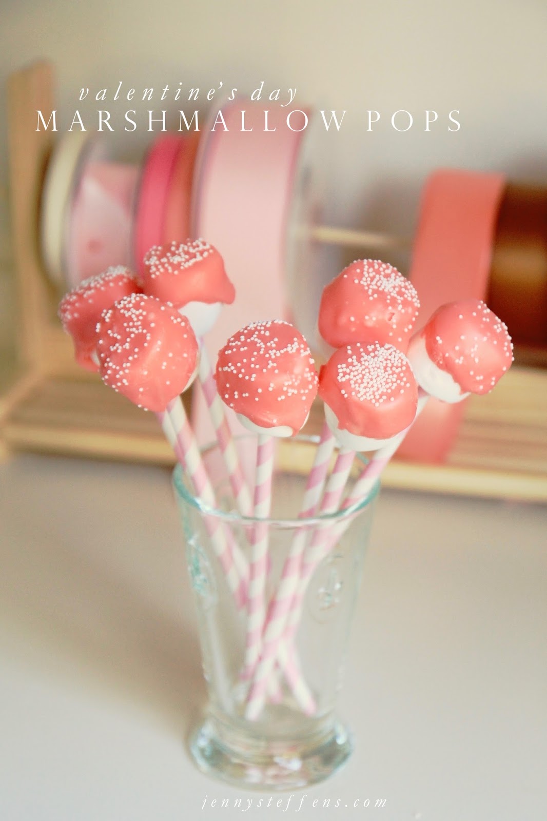 Jenny Steffens Hobick Marshmallow Pops Simple KidFriendly Valentine's Day Treat