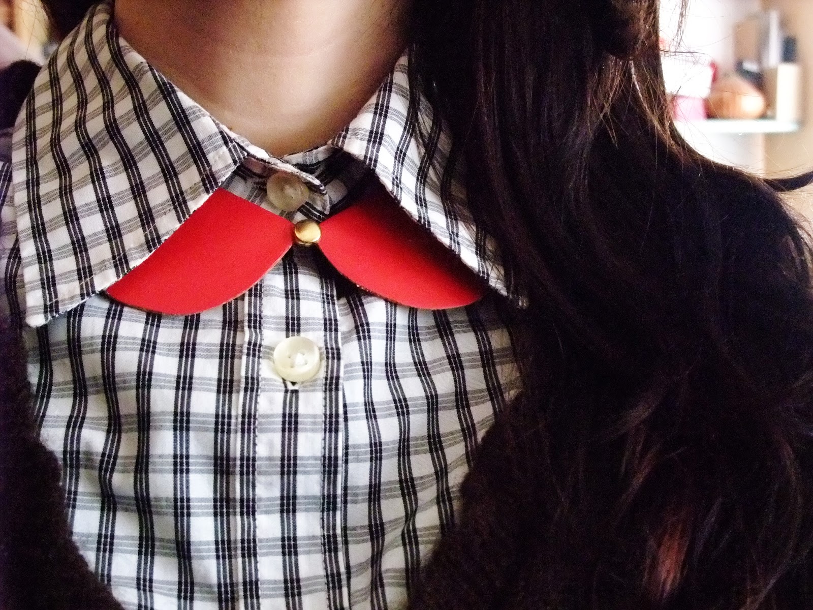 NoxCreare DIY Red Collar Necklace
