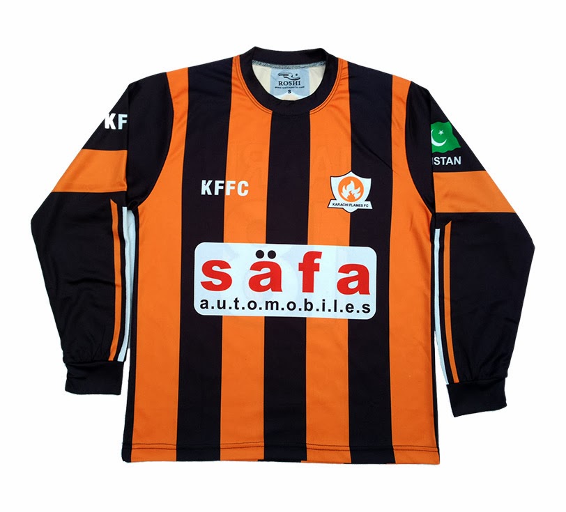 Kffc Pakistan Sublimation Football kits Roshi Sports Lahore