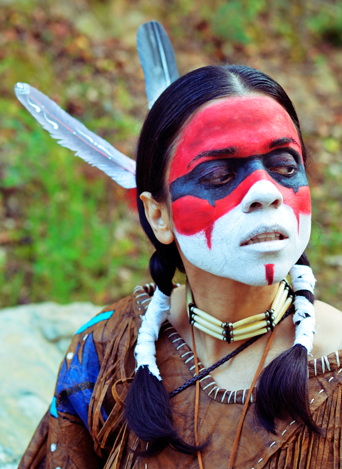 Native+American+Face+Paint+Women Sitting Bull And General Custer Costumes | MY SMALL WARDROBE