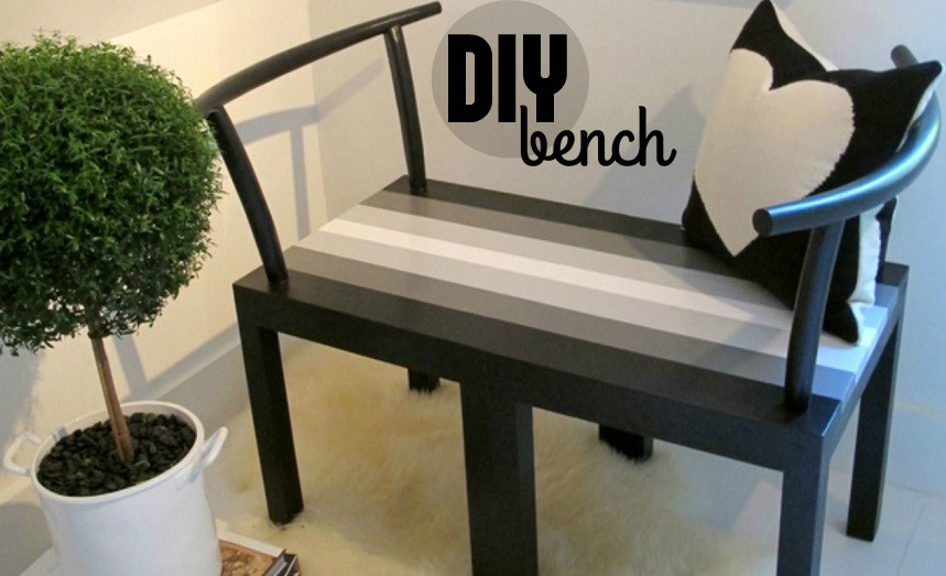 transform two chairs into a cool bench
