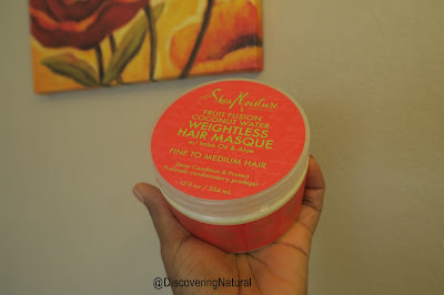 Natural Hair Wash Day with SheaMoisture Fruit Fusion Coconut Water Weightless Hair Masque