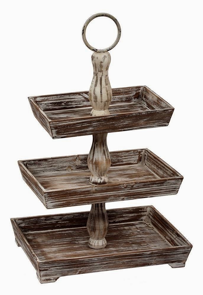 Whimsy Girl Friday Finds 3 Tiered Standy Desk Calendar Link Round Wooden 3 Tier Stand