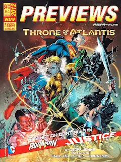 Diamond Previews November 2012: Justice League/Aquaman: Throne of Atlantis