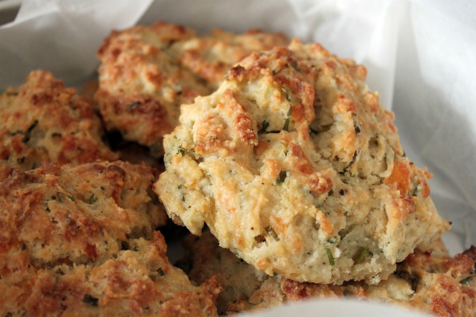 Cheese and chive scones with garlic butter Easy Cheesy Vegetarian