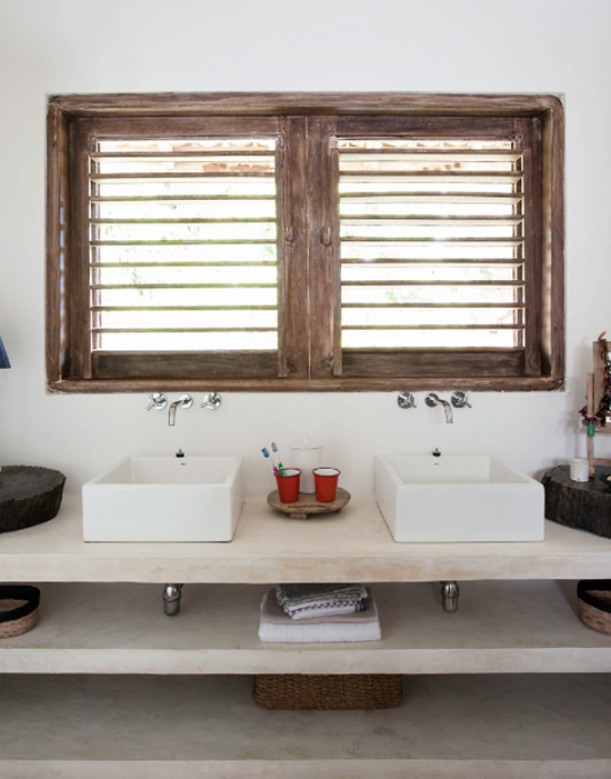 A sleek and modern ethnic home in Brazil. See more at www.myparadissi.com