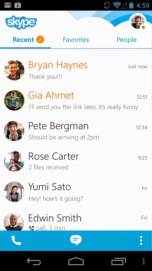 Skype - free IM & video calls v5.2.0.61097