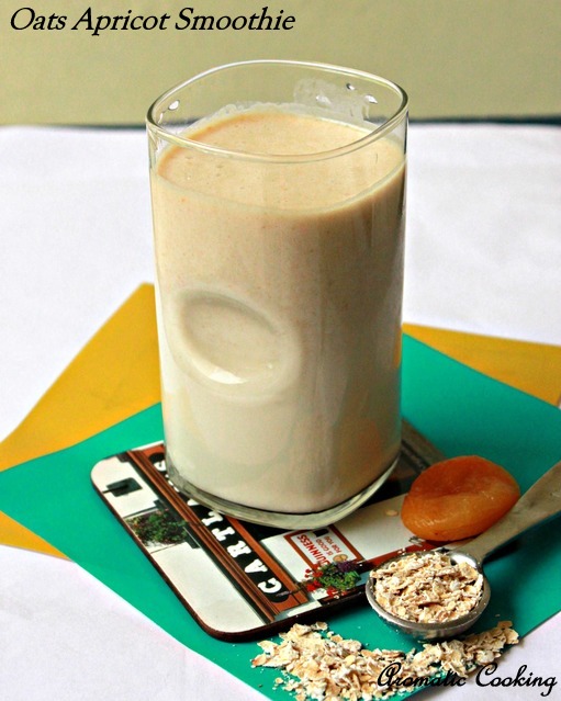 Aromatic Cooking Oats Apricot Smoothie