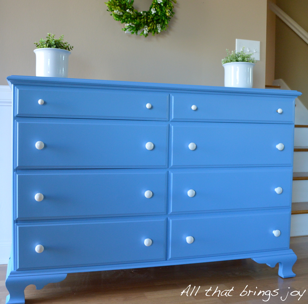 All That Brings Joy Blue Nursery Dresser