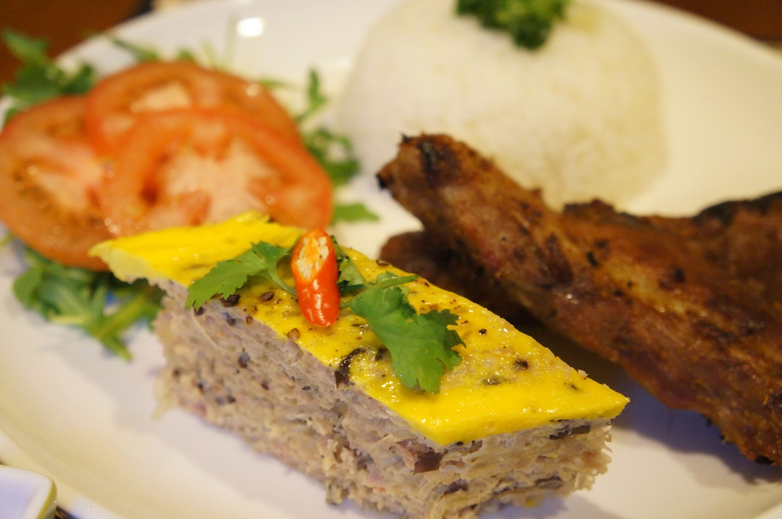 Gourmet by Kat Cha Trung (Vietnamese egg meatloaf)