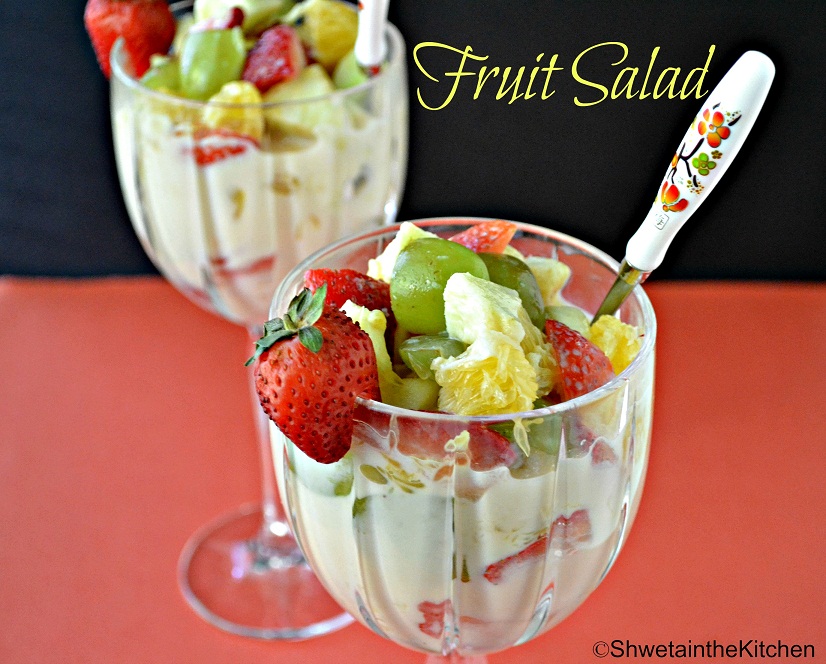 Shweta in the Kitchen Fruit Salad Dessert Recipe