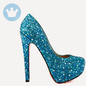 sapato da frozen azul