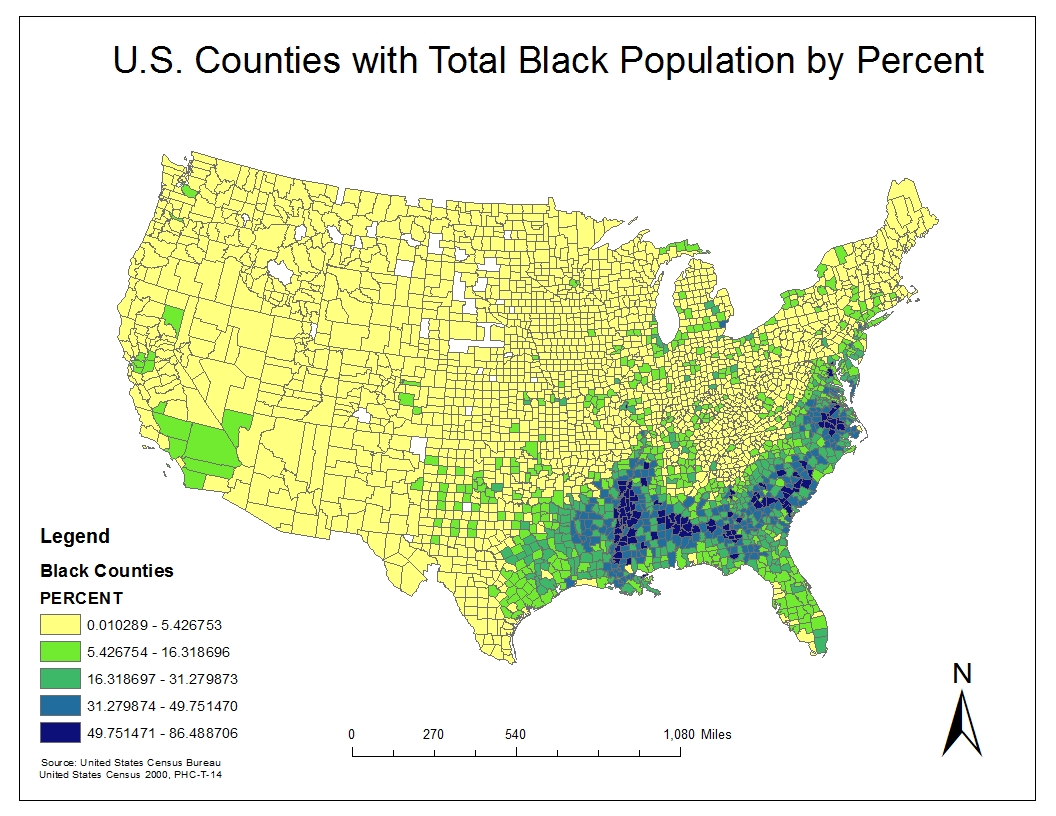 this information was obtained from the united states census data below are the three maps that i had created this information was obtained from the united states census data below are the three maps that i had created
