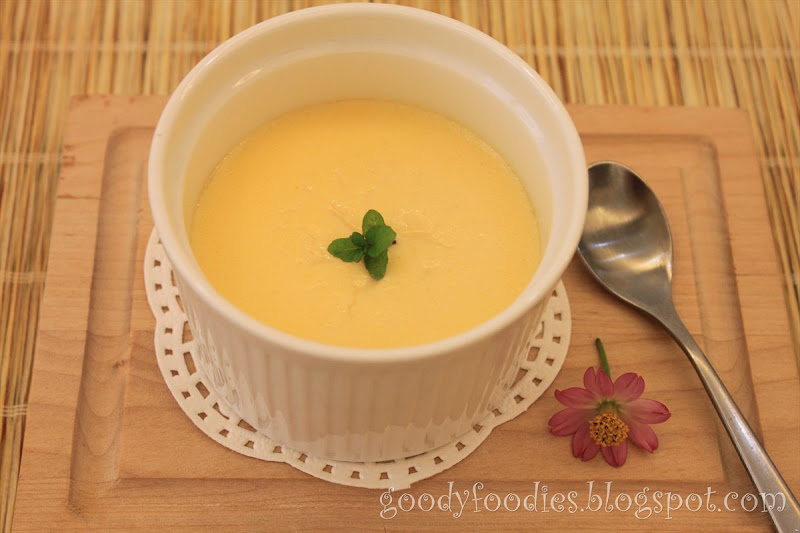 GoodyFoodies I cooked Steamed sweet egg custard (Dessert)