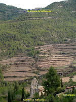 Sant Jaume i Sant Pere de Vallhonesta des de la pujada per la Serra de Vallhonesta Sant Jaume i Sant Pere de Vallhonesta des de la pujada per la Serra de Vallhonesta