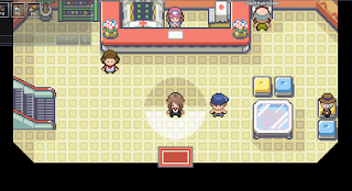 Mini yo, aguardando a incautos en el centro pokemon