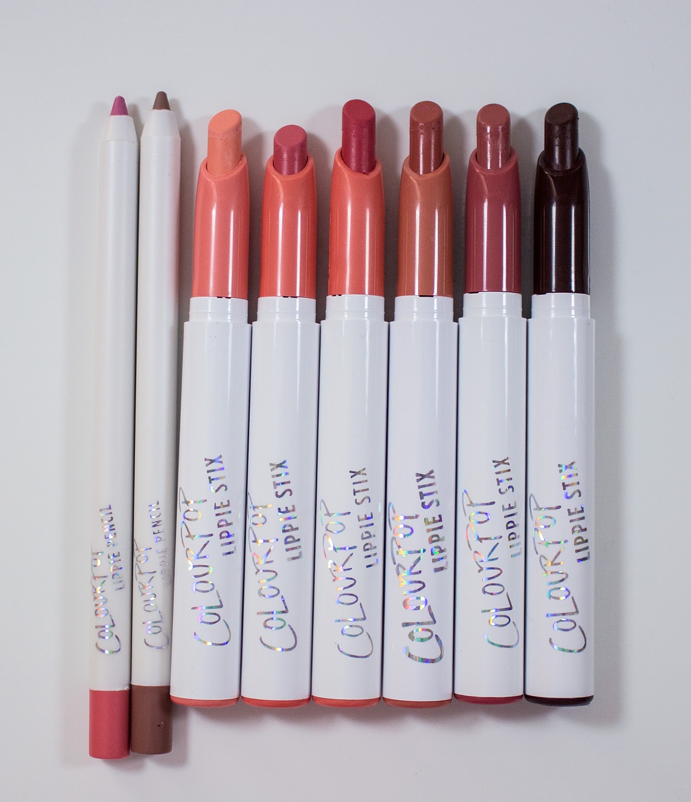 WARPAINT and Unicorns ColourPop Lippie Stix in Cupid, Fiesta, Fancy