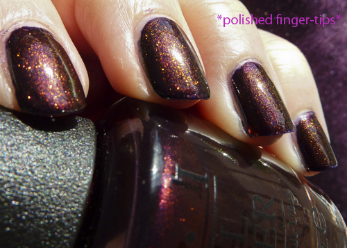 OPI Every Month Is Oktoberfest - layered with Fantasy Fire - sunlight OPI Every Month Is Oktoberfest - layered with Fantasy Fire - sunlight