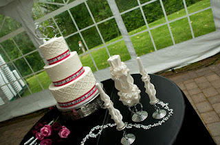Wedding cake and unity candles. Posted by Patricia Stimac, Seattle Wedding Officiant Wedding cake and unity candles. Posted by Patricia Stimac, Seattle Wedding Officiant