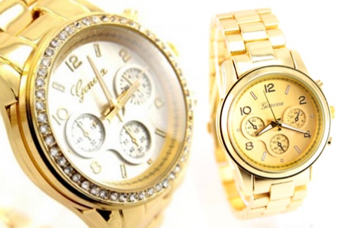 zegarek geneva, zegarek na bransolecie, modne zegarki, geneva zegarek