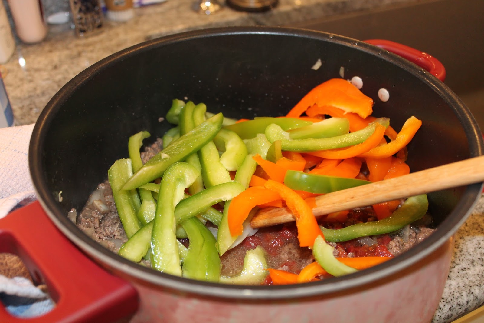 Dinner with the Grobmyers Beef and Pepper Skillet