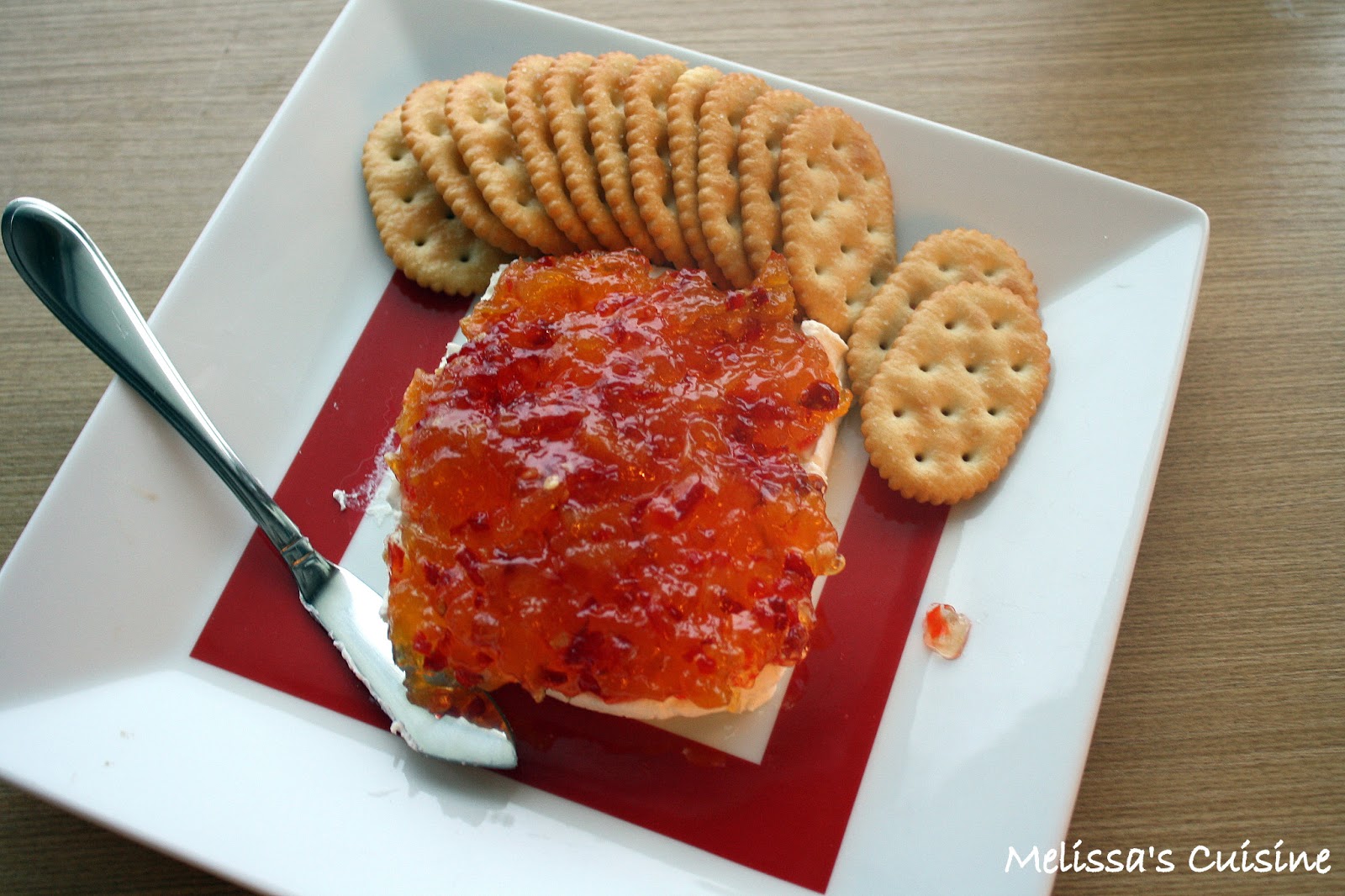 Melissa's Cuisine Pepper Jelly Appetizer