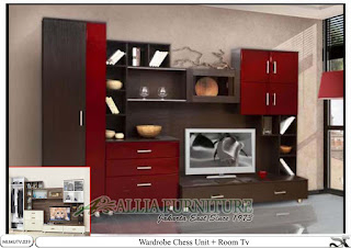Lemari model minimalis tv unit Chess Lemari model minimalis tv unit Chess