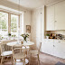 A Swedish apartment in notes of white, cream and beige