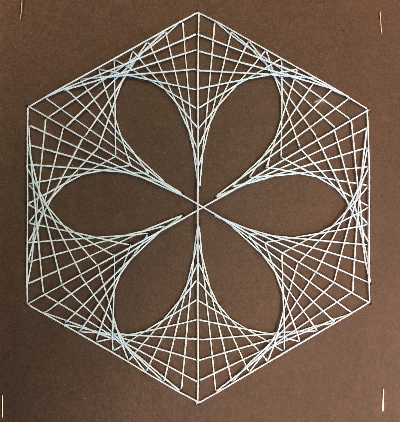 Line Design String Art : Art paper scissors glue mathematic string