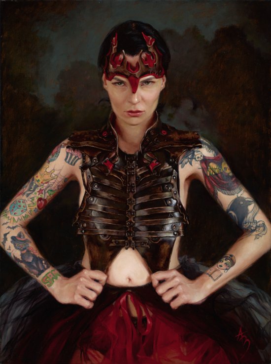 As belas pinturas foto-realistas com toques surreais e fetichistas de Alexandra Manukyan Alexandra Manukyan pinturas foto-realistas sensual fetiche