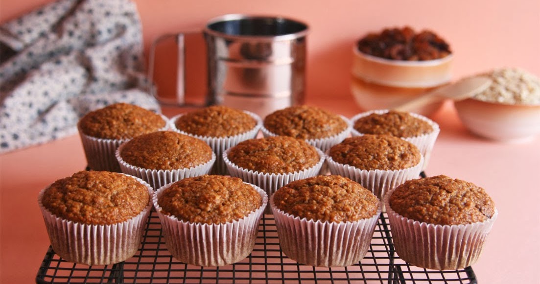 Cinnamon Girl Whole Wheat Raisin Bran Muffins