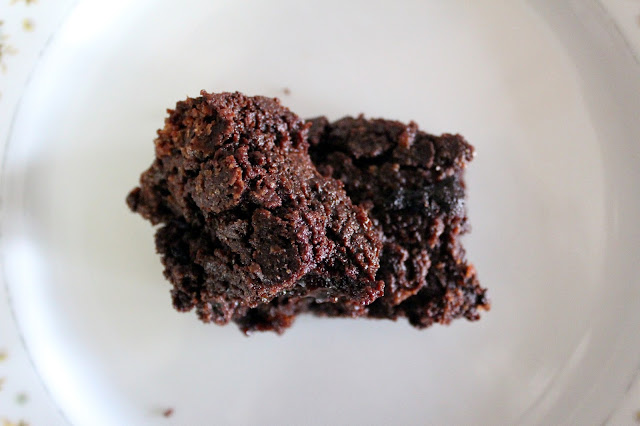 bittersweet chocolate brownies