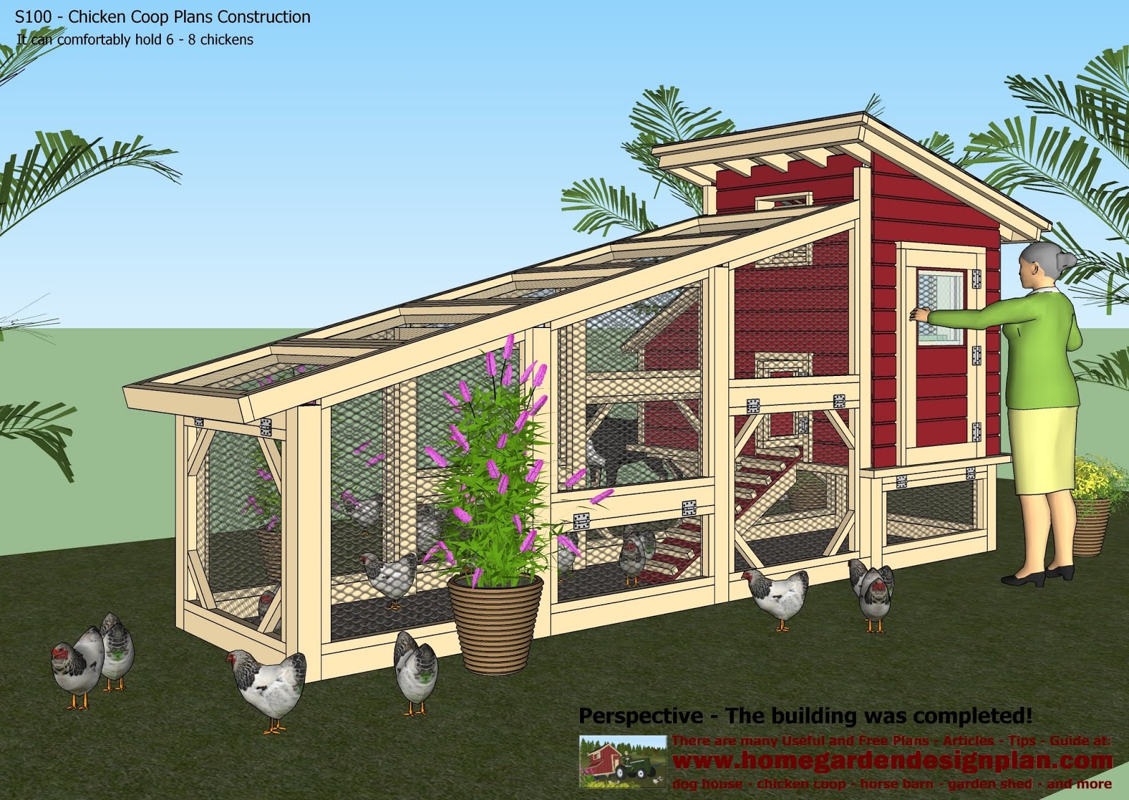 Chicken coop to build: Easy to Chicken coop building instructions