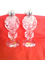 Crystal salt and pepper shaker Crystal salt and pepper shaker