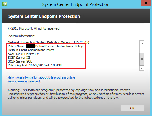 ms system center endpoint protection