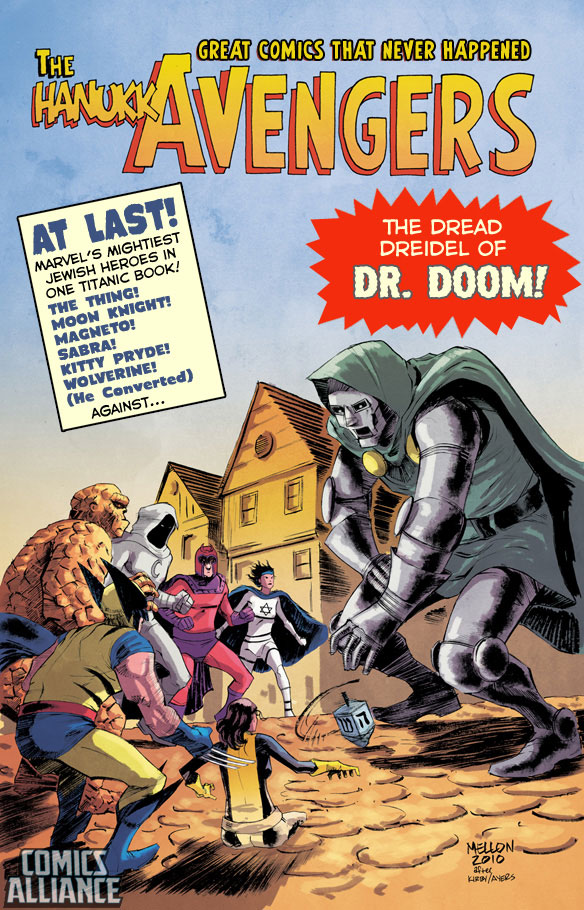 Image result for jewish avengers vs doctor doom