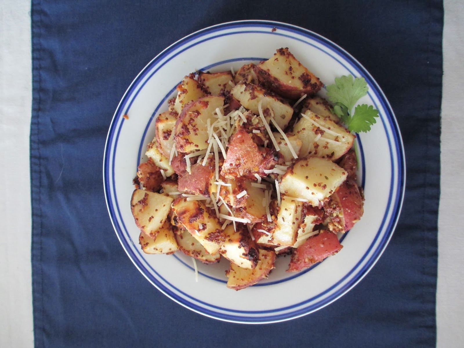 Little Red Hen Dijon Roasted Mustard Potatoes