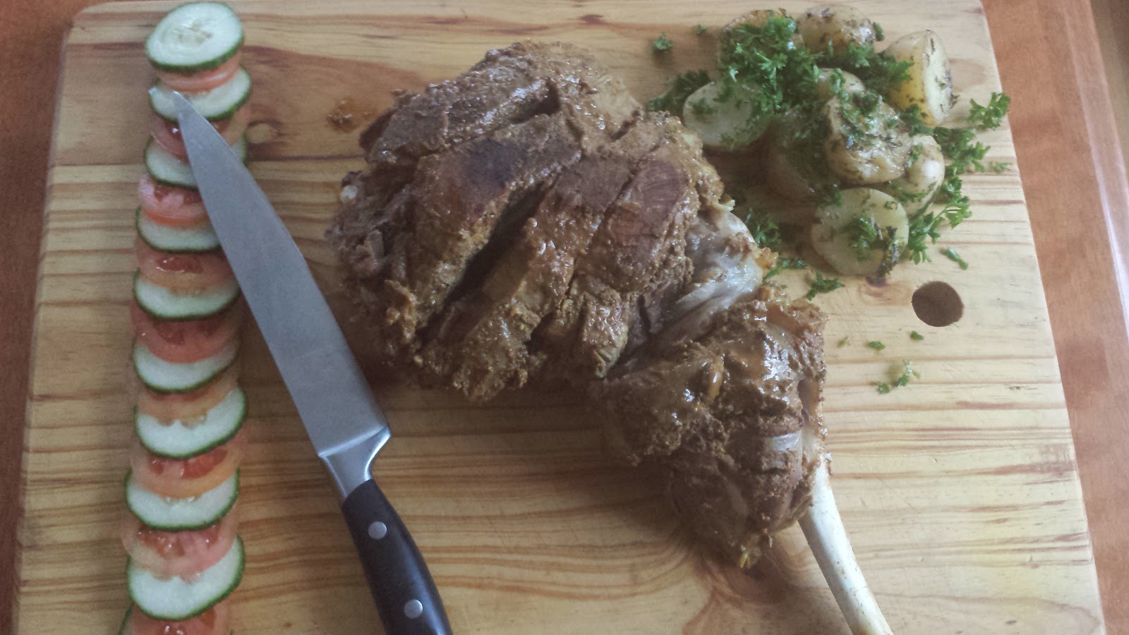 Cooking Adventurez Leg of Lamb Pakistani style