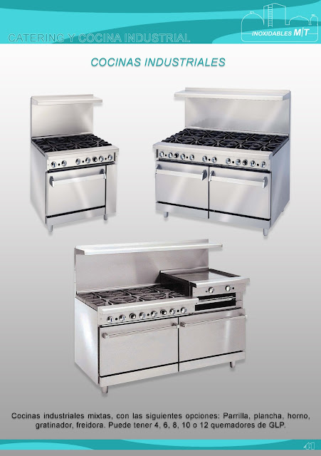 Inoxidables MT: Equipos para Catering y Cocina Industrial