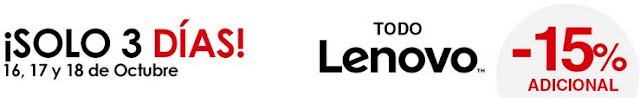 Mejores ofertas 15 descuento adicional Lenovo en El Corte Inglés