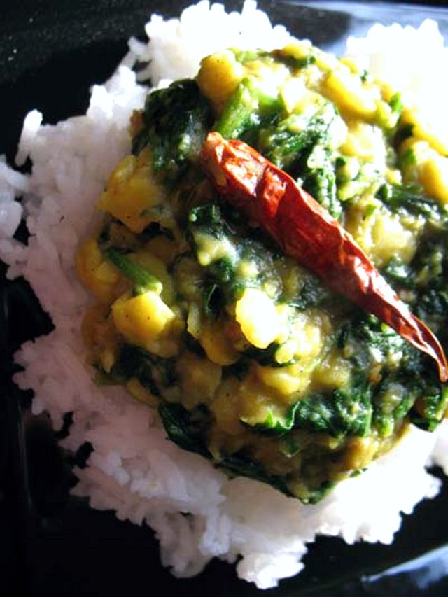 Toor Dal and Spinach Curry (Toor Dal Palak) Lisa's Kitchen