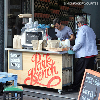 Simon Food Favourites Park Bench Pop Up Cafe Cbd Sydney 23 Apr